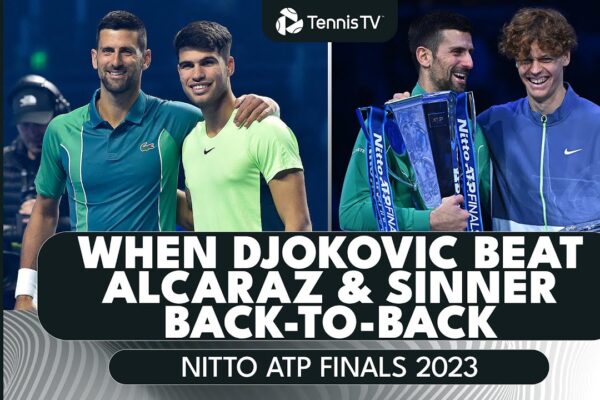 When 36-Year Old Djokovic Defeated Alcaraz & Sinner Back-To-Back 🤯 | Nitto ATP Finals 2023