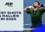 Best Shots & Rallies From The 2025 ATP Tour Season Featuring Alcaraz; Sinner, Djokovic & More 🤩