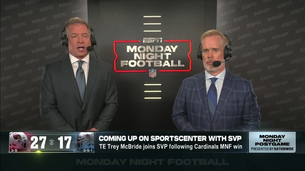 Troy Aikman & Joe Buck’s INSTANT REACTION to Cardinals’ MNF win over the Cowboys | SC with SVP