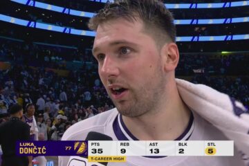 Luka Doncic reacts to Lakers earning 5th-straight win after defeating the Spurs