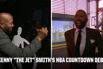 Kenny ‘The Jet’ Smith makes his NBA Countdown debut 🤩 🙌