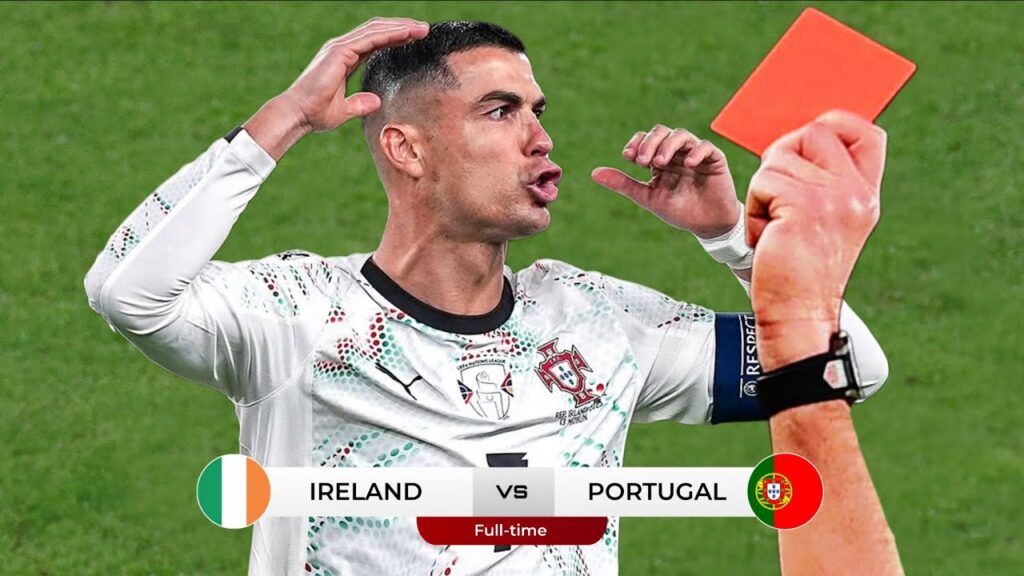 Red Card C. Ronaldo Angry Highlights 2-0 Ireland vs Portugal !! European World Cup Qualifiers 2026 Red Card C. Ronaldo Angry Highlights 2-0 Ireland vs Portugal !! European World Cup Qualifiers 2026