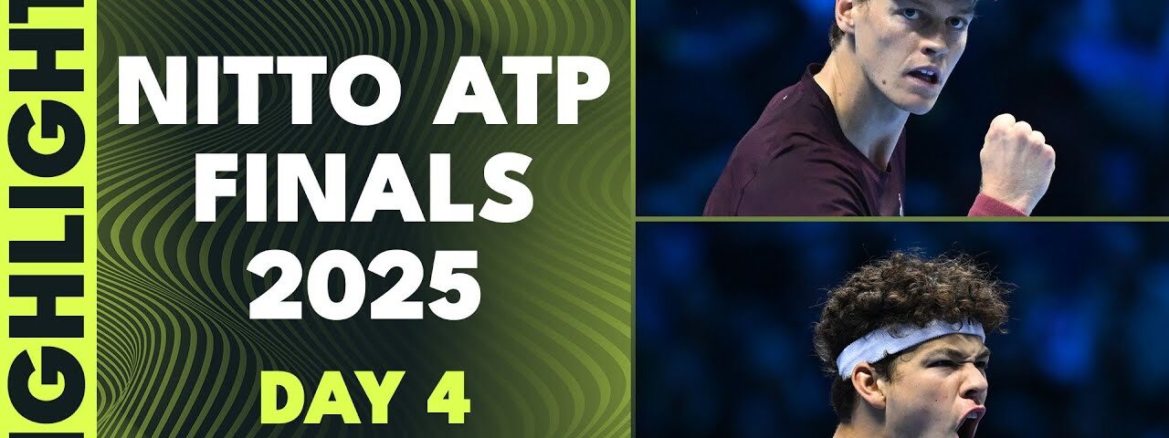 Sinner vs Zverev; Shelton vs Auger-Aliassime | Nitto ATP Finals 2025 Highlights Day 4