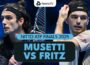 Lorenzo Musetti vs Taylor Fritz | Nitto ATP Finals 2025 Highlights