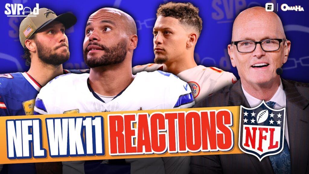 NFL Week 11 REACTIONS ‼️ Chiefs in TROUBLE? Rams the team to beat? + Lane Kiffin DRAMA 🍿 | SVPod NFL Week 11 REACTIONS ‼️ Chiefs in TROUBLE? Rams the team to beat? + Lane Kiffin DRAMA 🍿 | SVPod