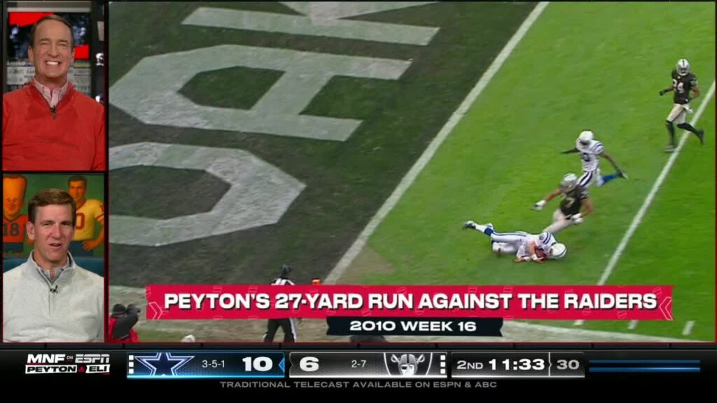 Peyton & Eli reflect on their best moments against the Raiders | Manningcast