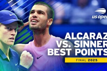 Carlos Alcaraz vs. Jannik Sinner Best Points | 2025 US Open Final
