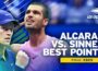 Carlos Alcaraz vs. Jannik Sinner Best Points | 2025 US Open Final