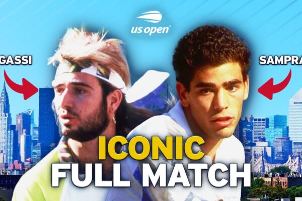Pete Sampras’ First Major! vs. Andre Agassi | Iconic Full Match | 1990 US Open Final