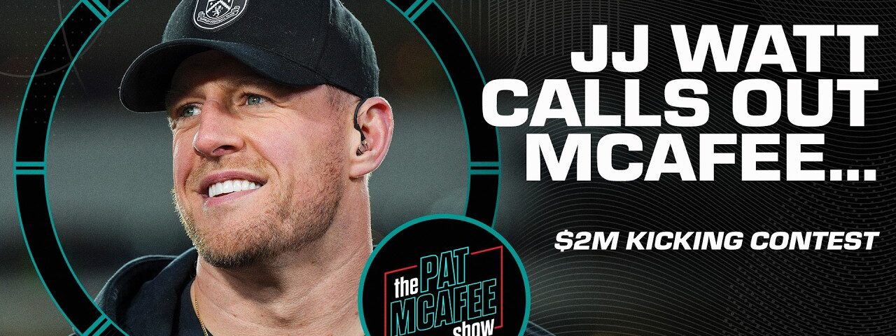 JJ Watt tells Pat McAfee to SLOW DOWN his kicking contest 🤣 ‘THAT WAS M!’