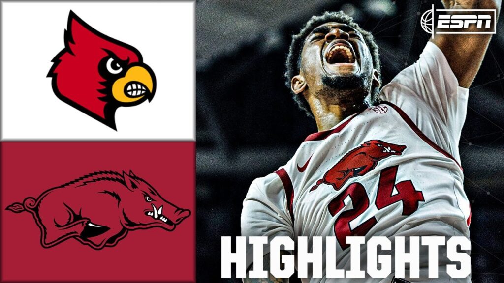 Louisville Cardinals vs. Arkansas Razorbacks | Full Game Highlights | ESPN College Basketball