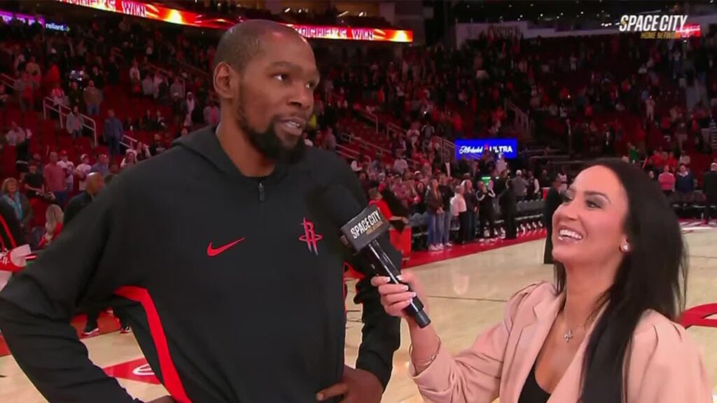 Kevin Durant reacts to becoming 8th player to score 31,000 career points | NBA on ESPN