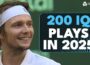 200 IQ Tennis Shots In 2025! 🧠