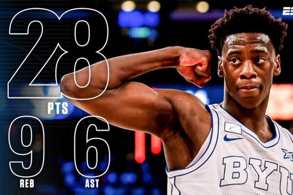 AJ Dybantsa HIGHLIGHTS 🎥 CAREER-HIGH in PTS, REB & AST in BYU’s comeback win vs. Clemson