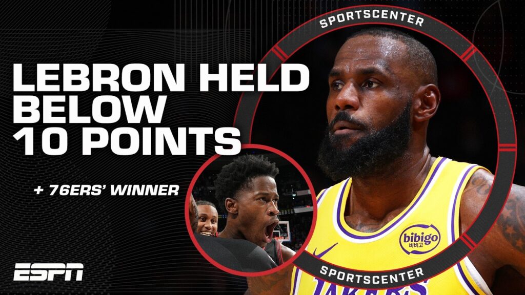 FULL REACTION: LeBron scores under 10 PTS for 1st time since 2007, 76ers score game-winner & MORE ๐ฟ FULL REACTION: LeBron scores under 10 PTS for 1st time since 2007, 76ers score game-winner & MORE ๐ฟ